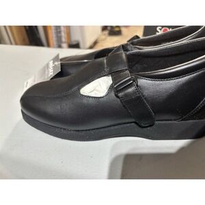 Drew Comfort Shoes Women Mary Jane 8N Black Leather Orthotic Diabetic walking